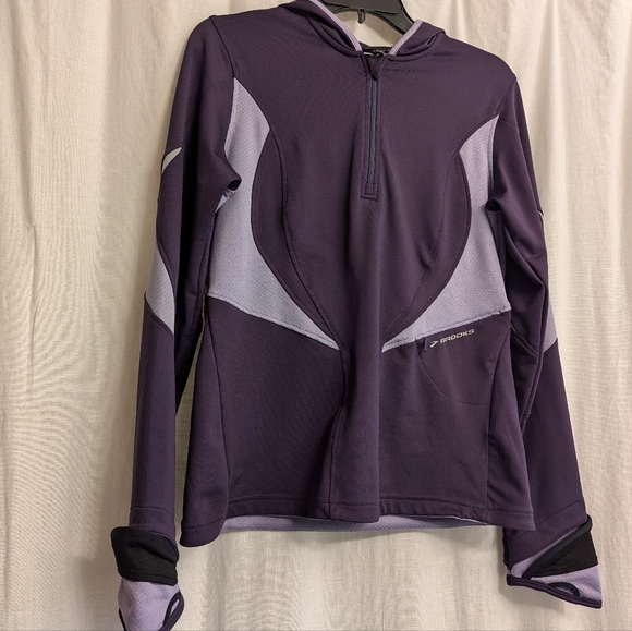 NWOT Brooks Running 1/4 Zip Hoodie - Picture 6 of 8